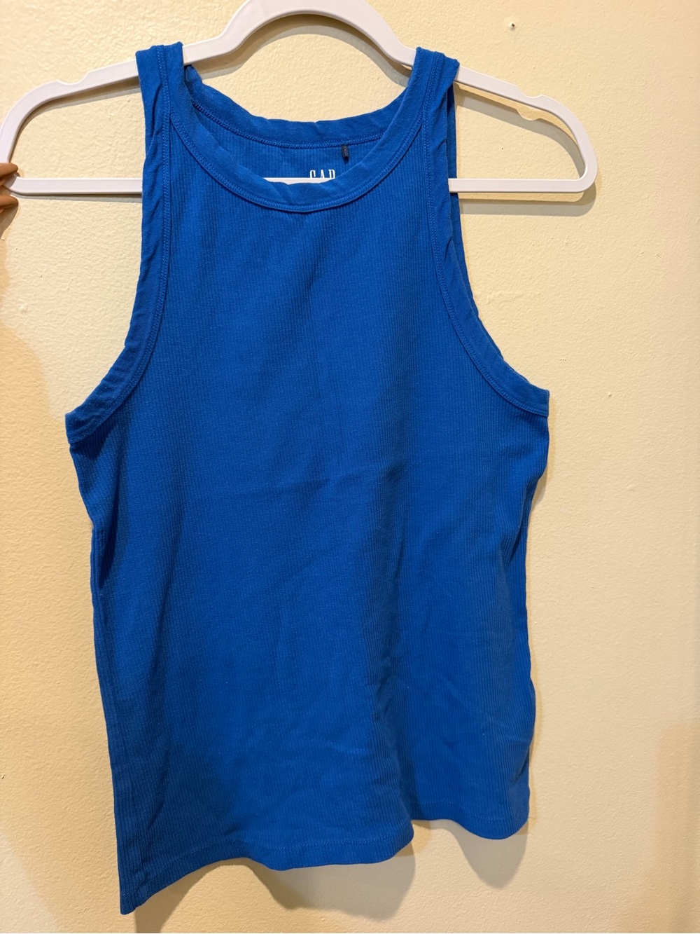 GAP Royal Blue Ribbed Women's Tank Top